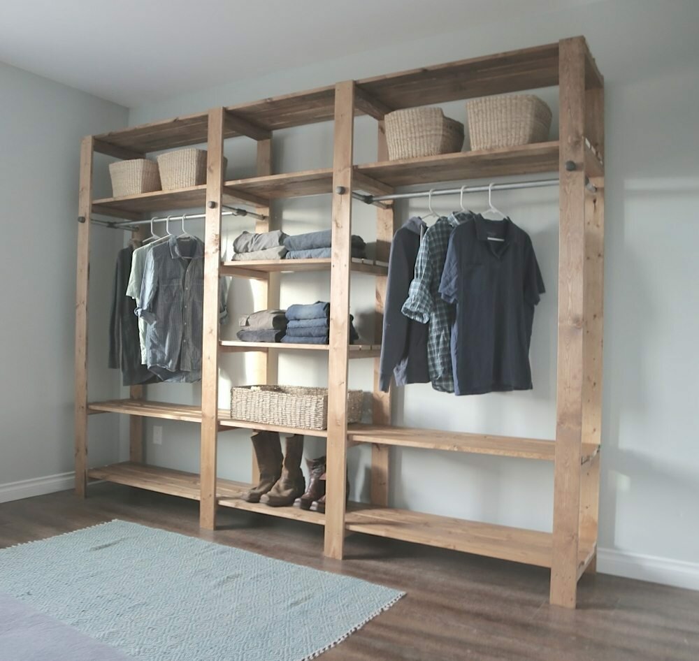Inspiring Interior Storage Design Ideas with Diy Walk in Closet: Diy Walk In Closet Plans | Diy Walk In Closet | Diy Custom Closet Ideas