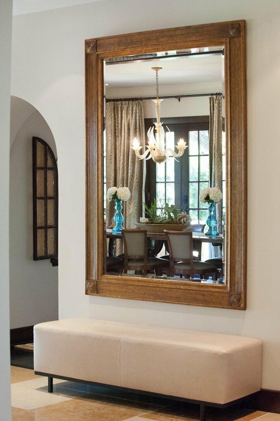 Interesting Entry Room Decor Ideas with Entryway Mirror: Foyer Tables Round | Entryway Wall Cabinet | Entryway Mirror
