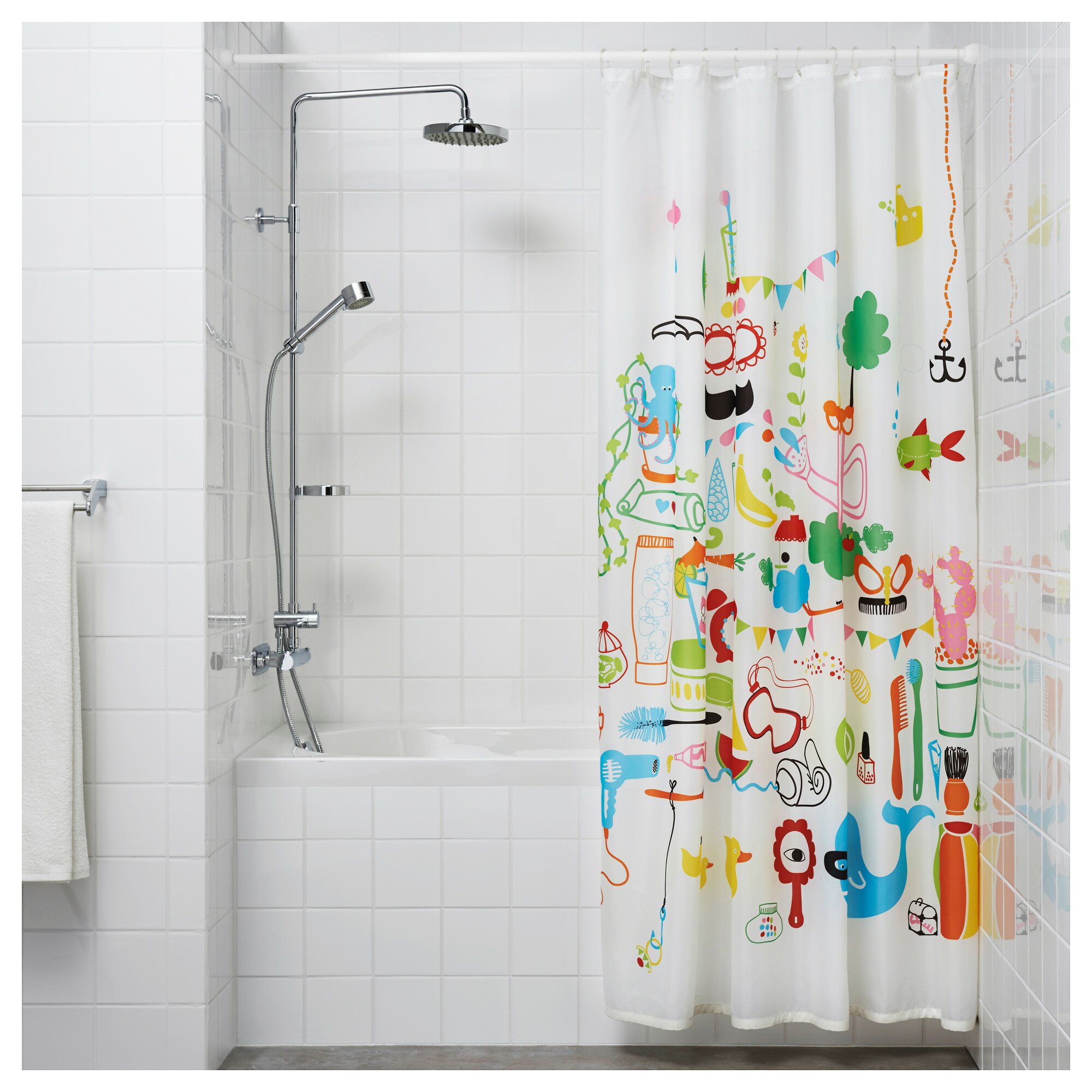 Ikea Shower Curtain | Neon Shower Curtain | Cheap Shower Curtains