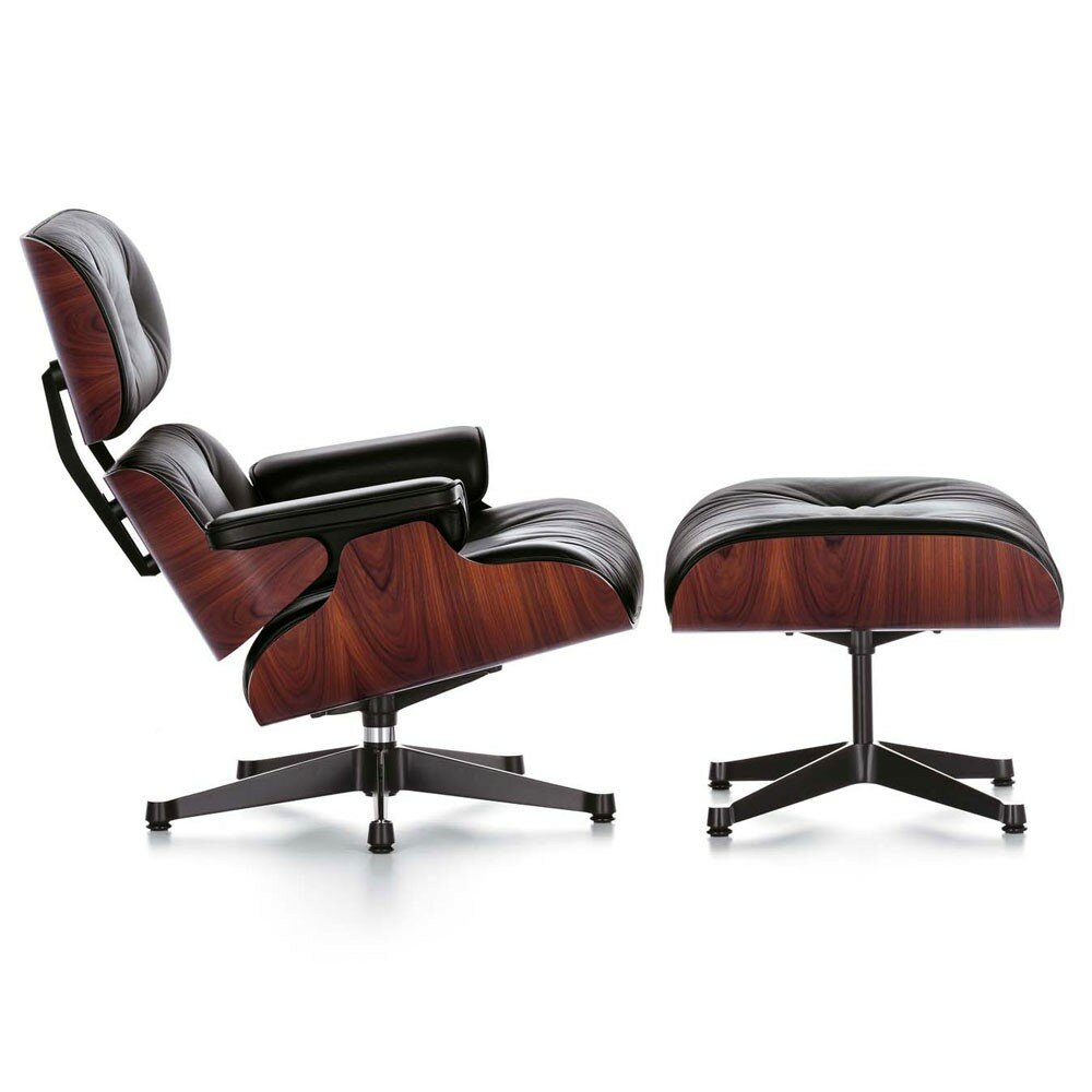 Luxury Furniture Ideas with Eames Lounge Chair and Ottoman: Eames Recliner | Eames Easy Chair | Eames Lounge Chair And Ottoman