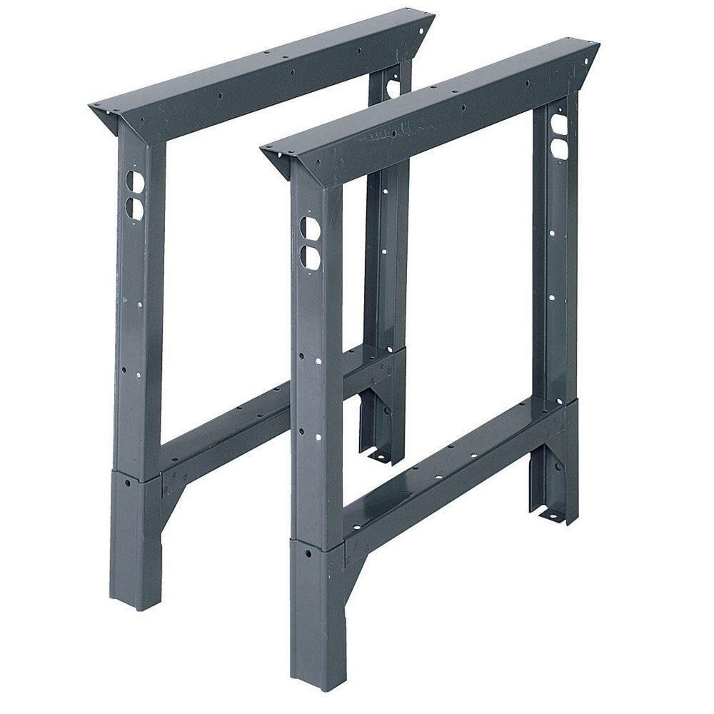 Adjustable Height Workbench Legs | Workbench Legs with Casters | Work Bench Legs