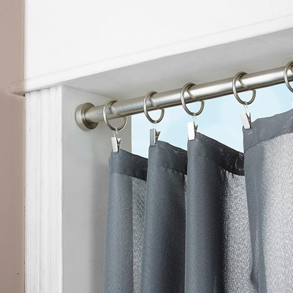 Adjustable Shower Rods | Bowed Shower Curtain Rod | Shower Curtain Tension Rod