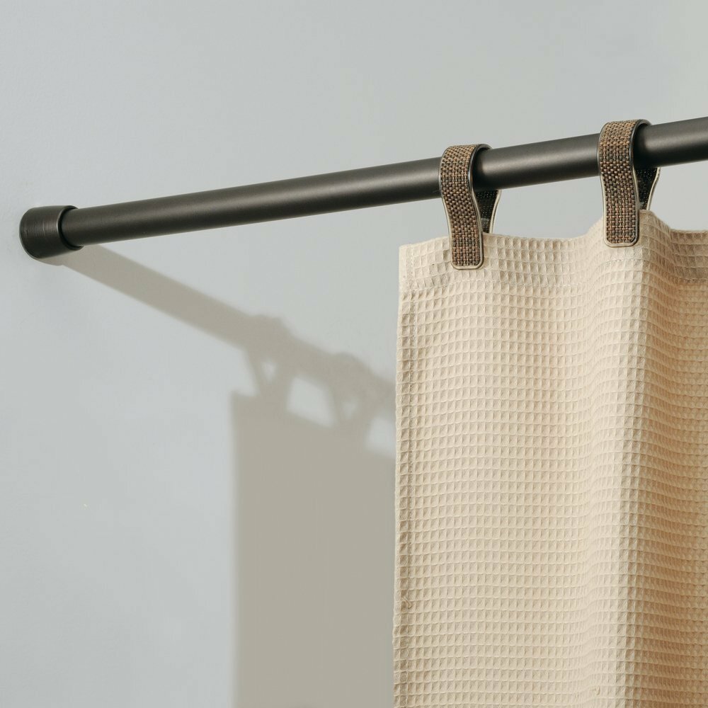 Cheap Shower Curtain Rods | Shower Curtain Tension Rod | Brushed Nickel Tension Shower Curtain Rod