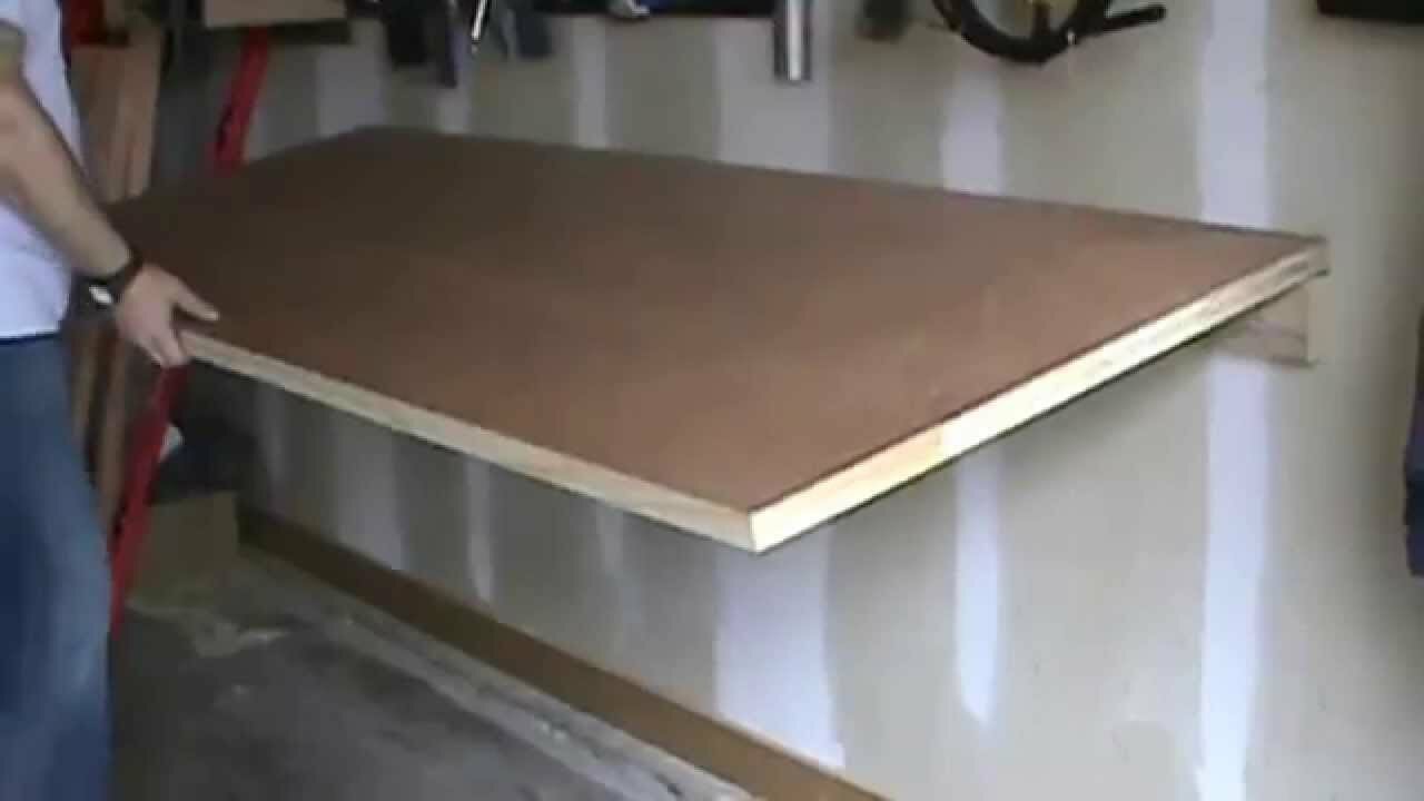 Collapsible Workbench | Heavy Duty Folding Workbench | Wall Mounted Folding Workbench
