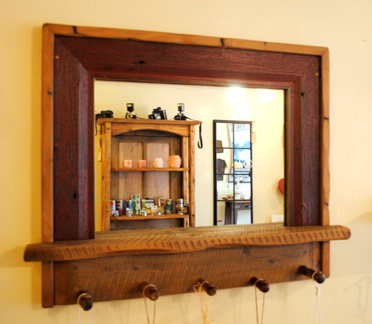 Entryway Mirror | Kirklands Tables | Pottery Barn Mirror with Hooks