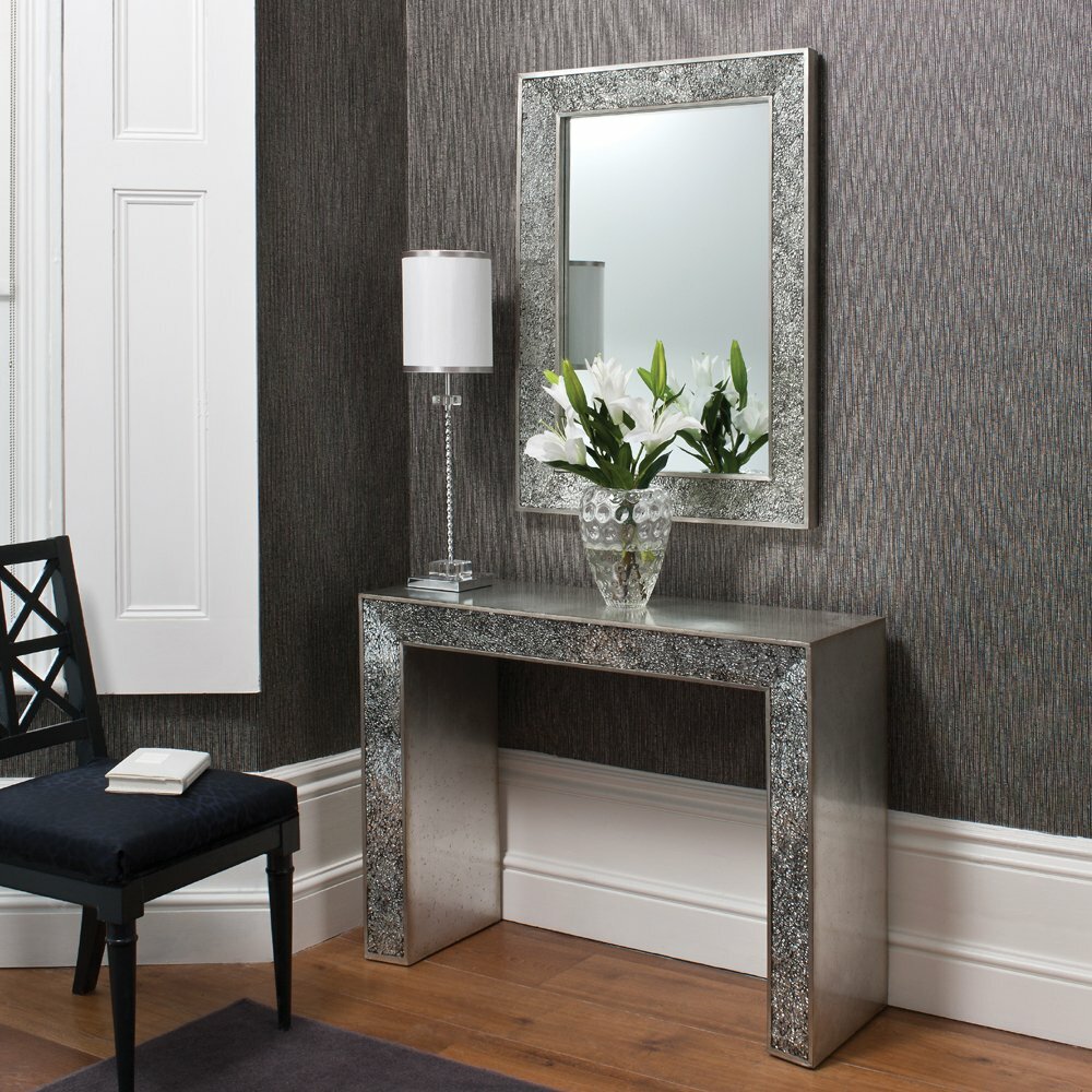 Entryway Mirror | Mirror with Coat Hooks | Foyer Furniture Sets