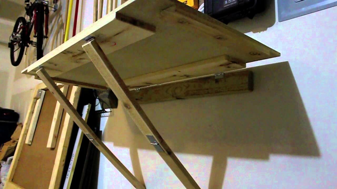 Fold Away Workbench | Wall Mounted Folding Workbench | Fold Down Workbench