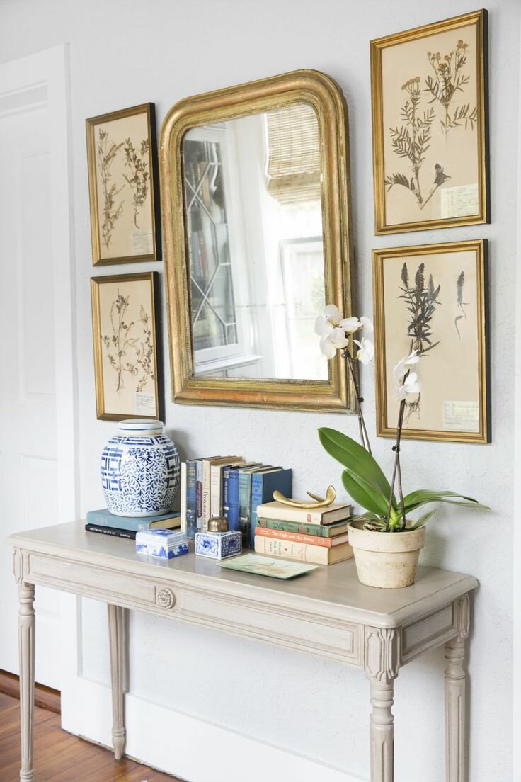 How to Decorate A Credenza | Entryway Mirror | Entry Chests