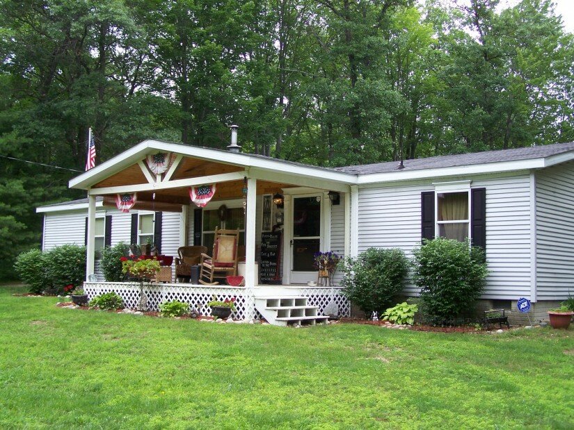 Outdoor Overhang Ideas | Prefabricated Porches | Mobile Home Porches