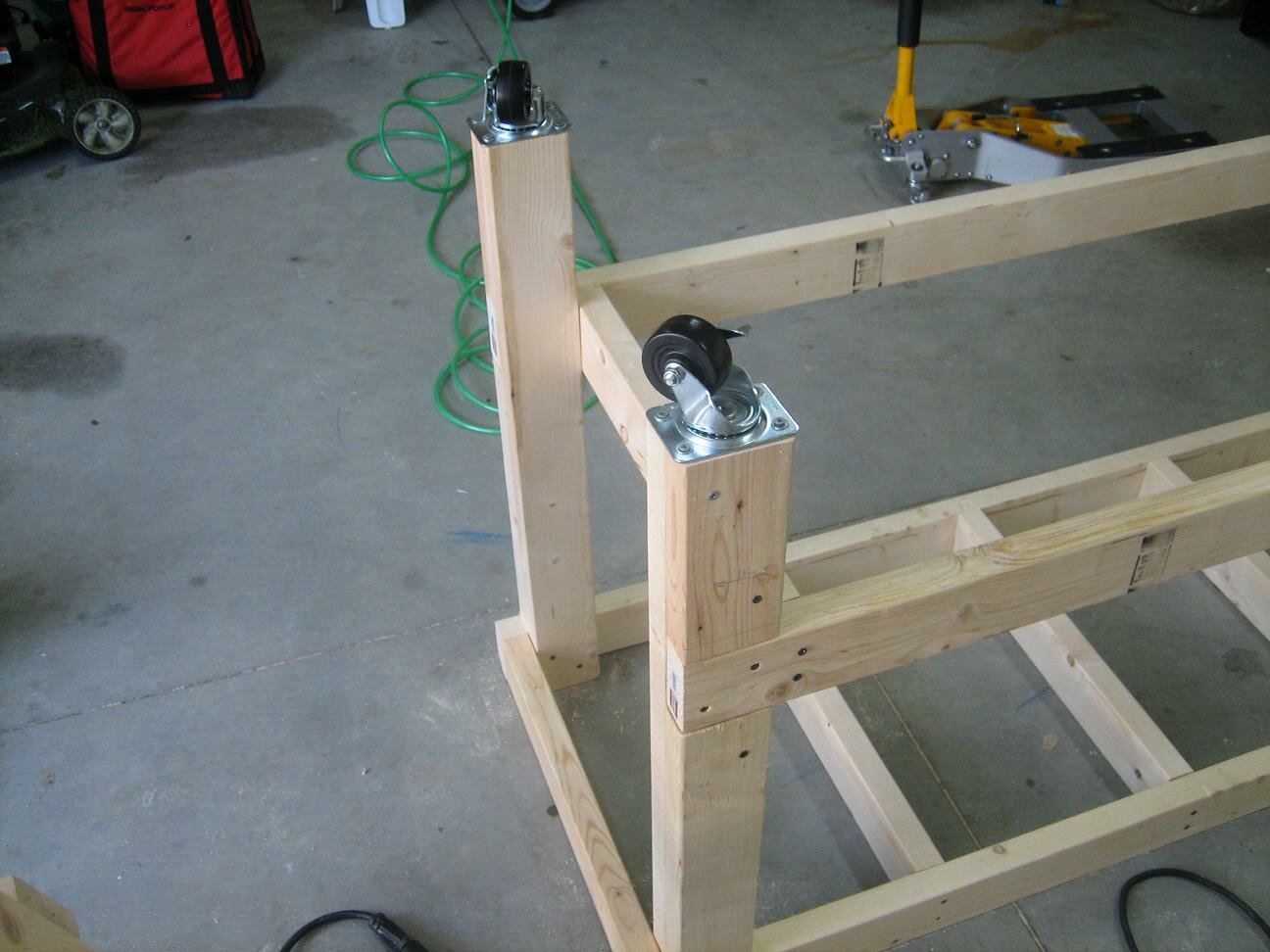 Portable Workbench on Wheels | Legs for Workbench | Work Bench Legs