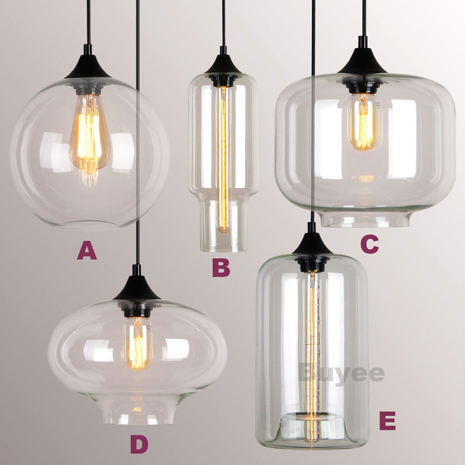 Replacement Pendant Glass Lamp Shades | Lamp Shades Glass Replacement | Glass Chandelier Shades