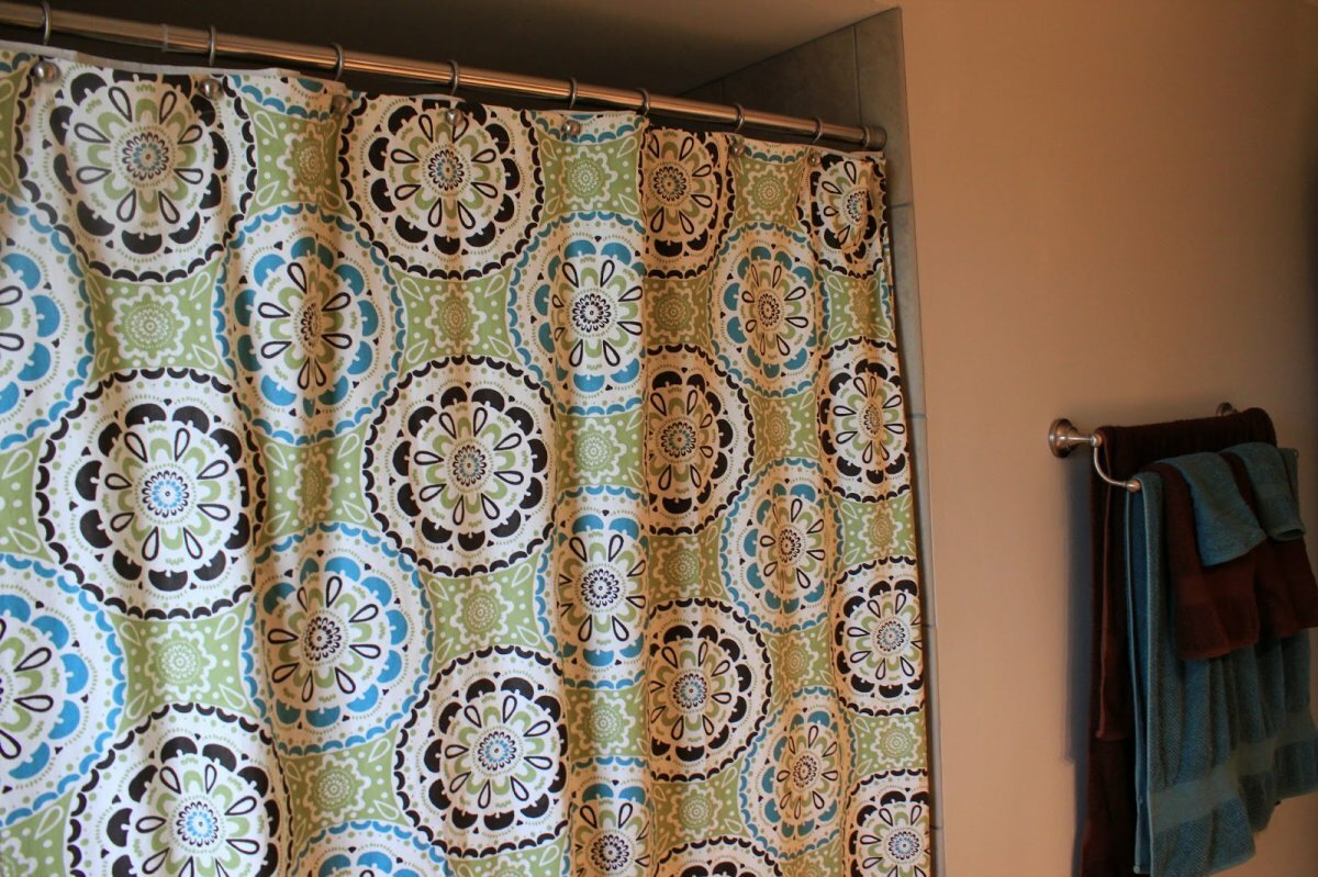 Shower Curtain Poles | Shower Curtain Tension Rod | Shower Curtain Rod