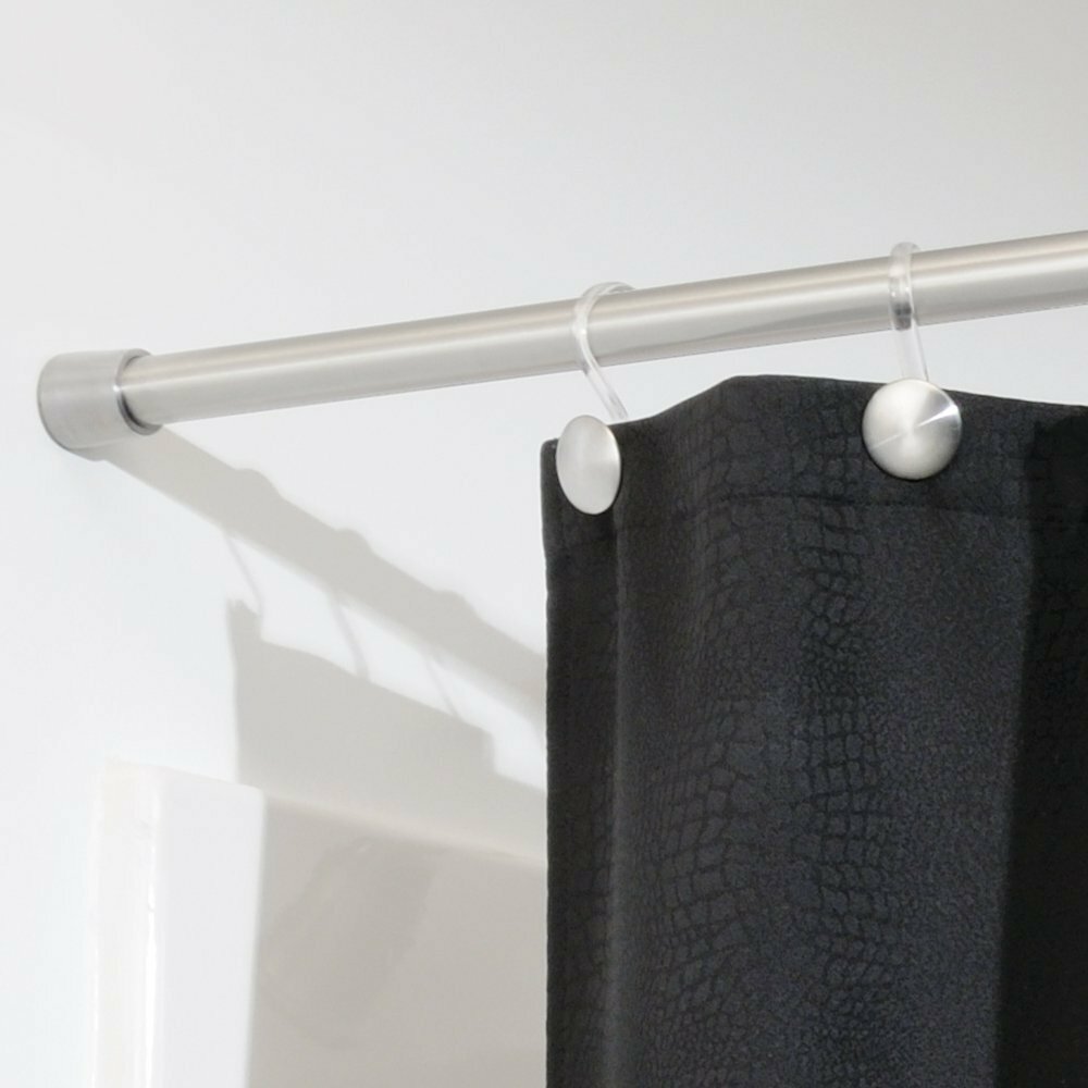 Shower Curtain Rod Curved | Shower Curtain Tension Rod | Dual Shower Curtain Rod