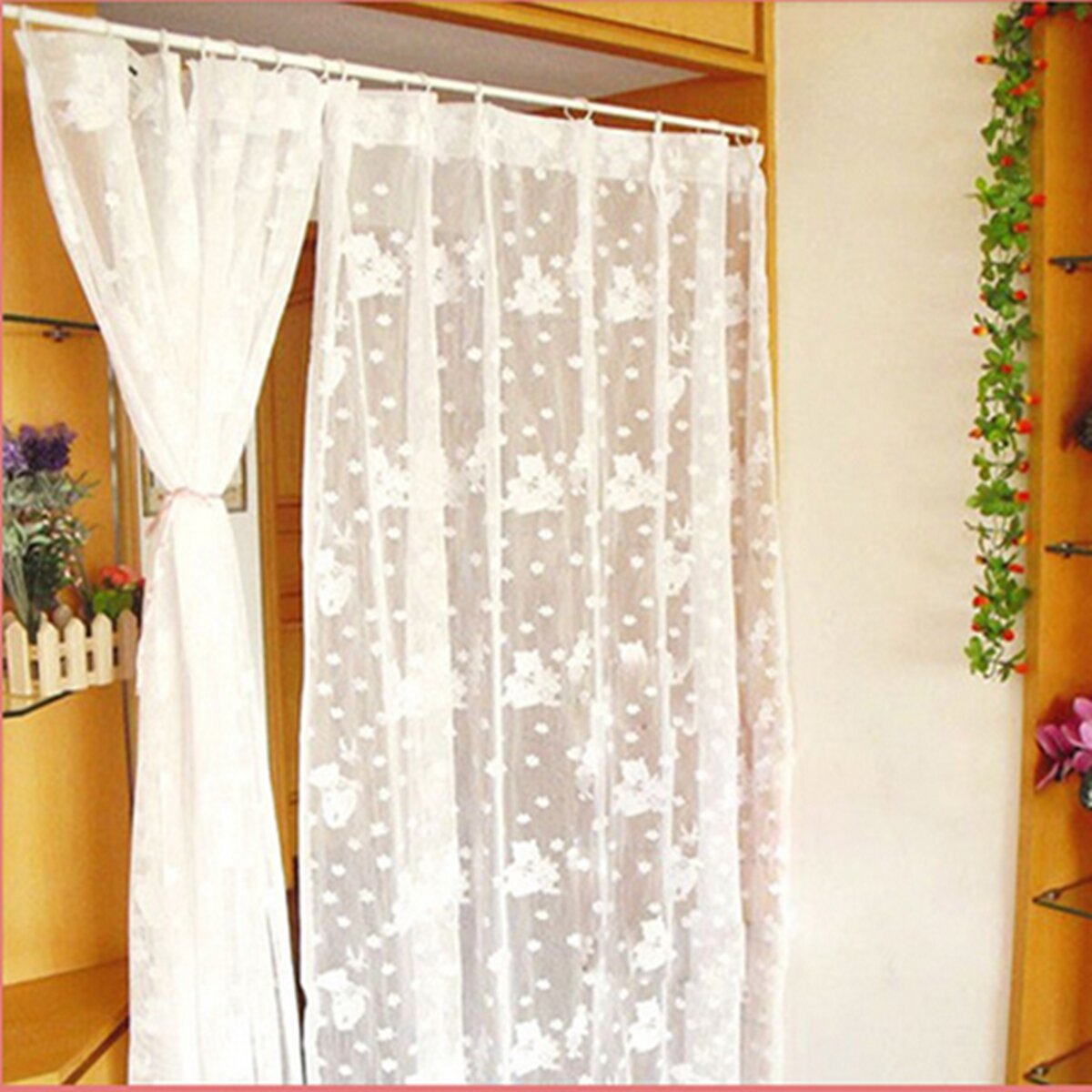 Shower Curtain Rod | Shower Curtain Tension Rod | Adjustable Shower Curtain Rod