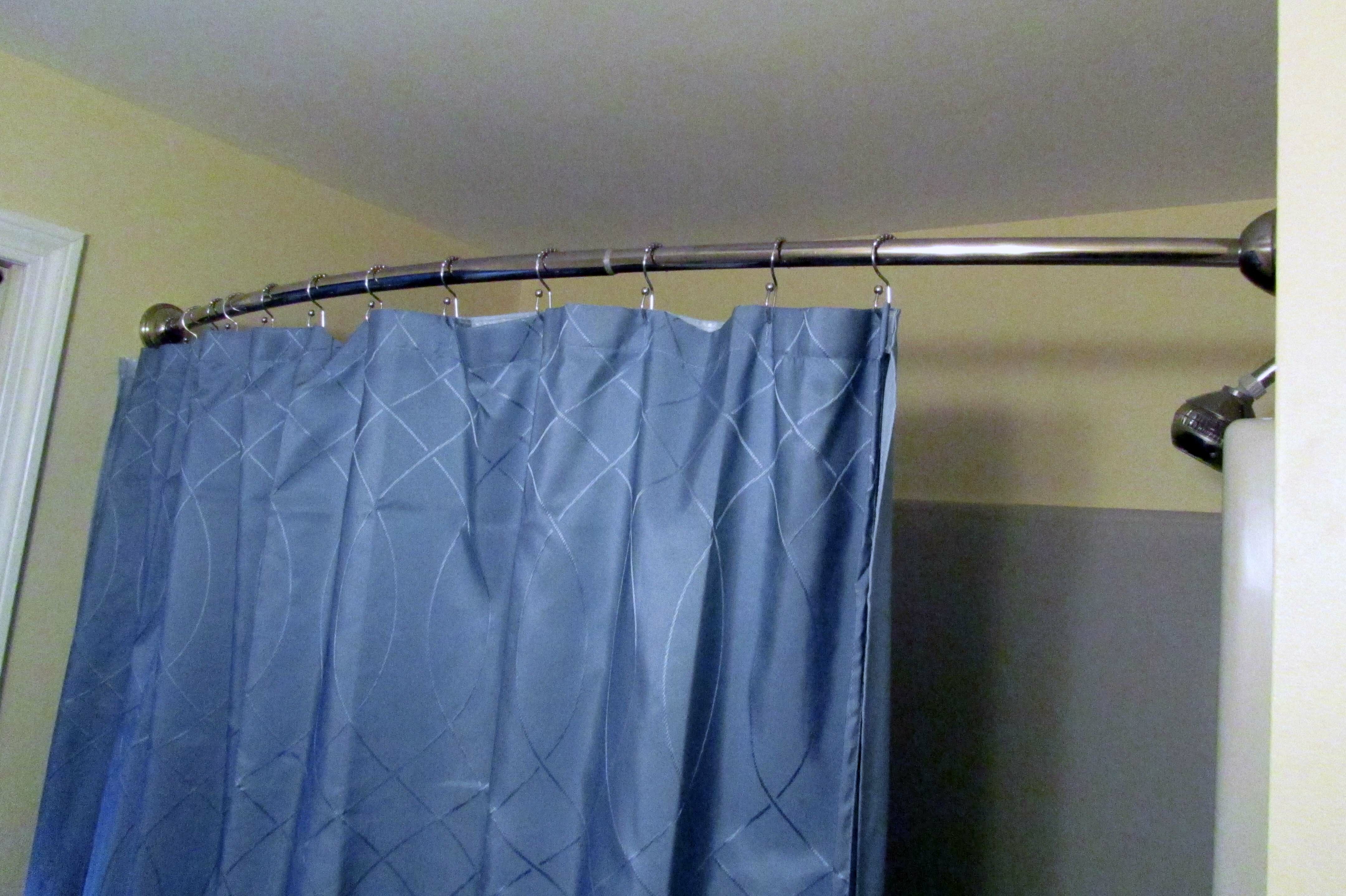 Shower Curtains Rod | Fixed Shower Curtain Rods | Shower Curtain Tension Rod
