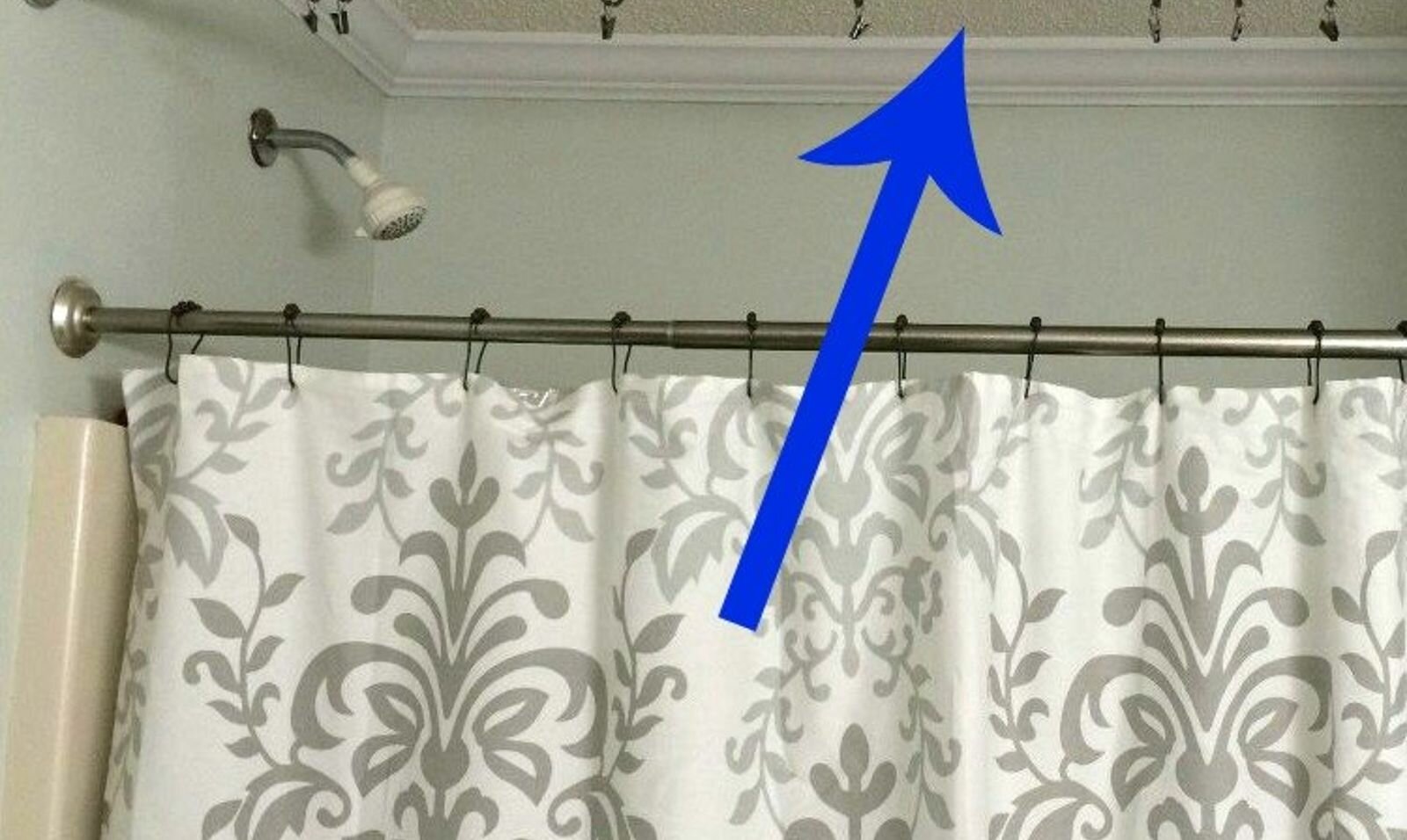 Shower Curtian Rod | Fixed Shower Rod | Shower Curtain Tension Rod