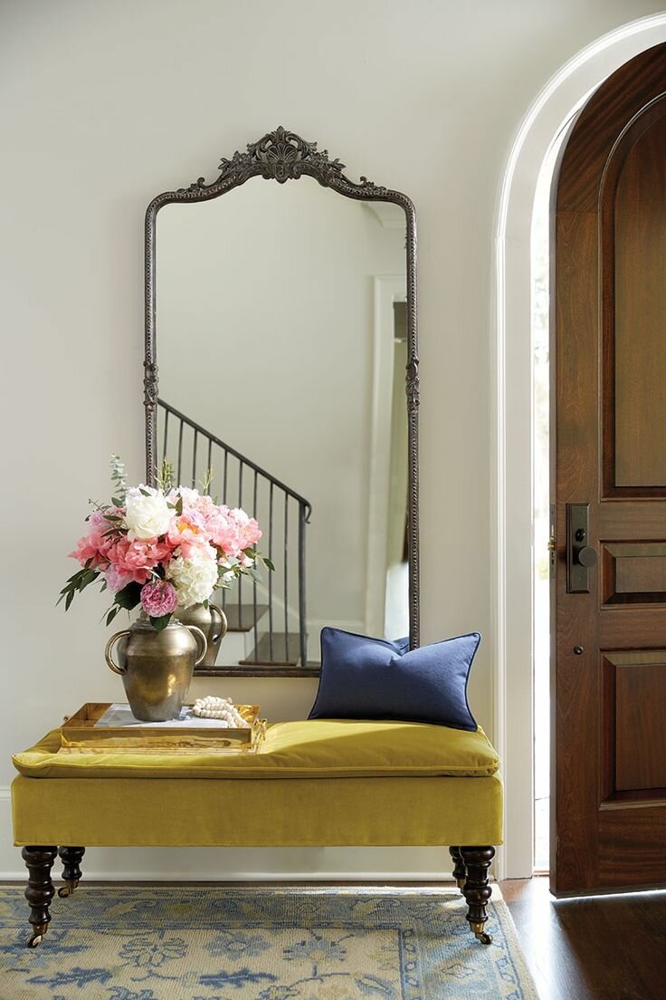 Small Entryway Cabinet | Decorating Ideas for Entryway Tables | Entryway Mirror
