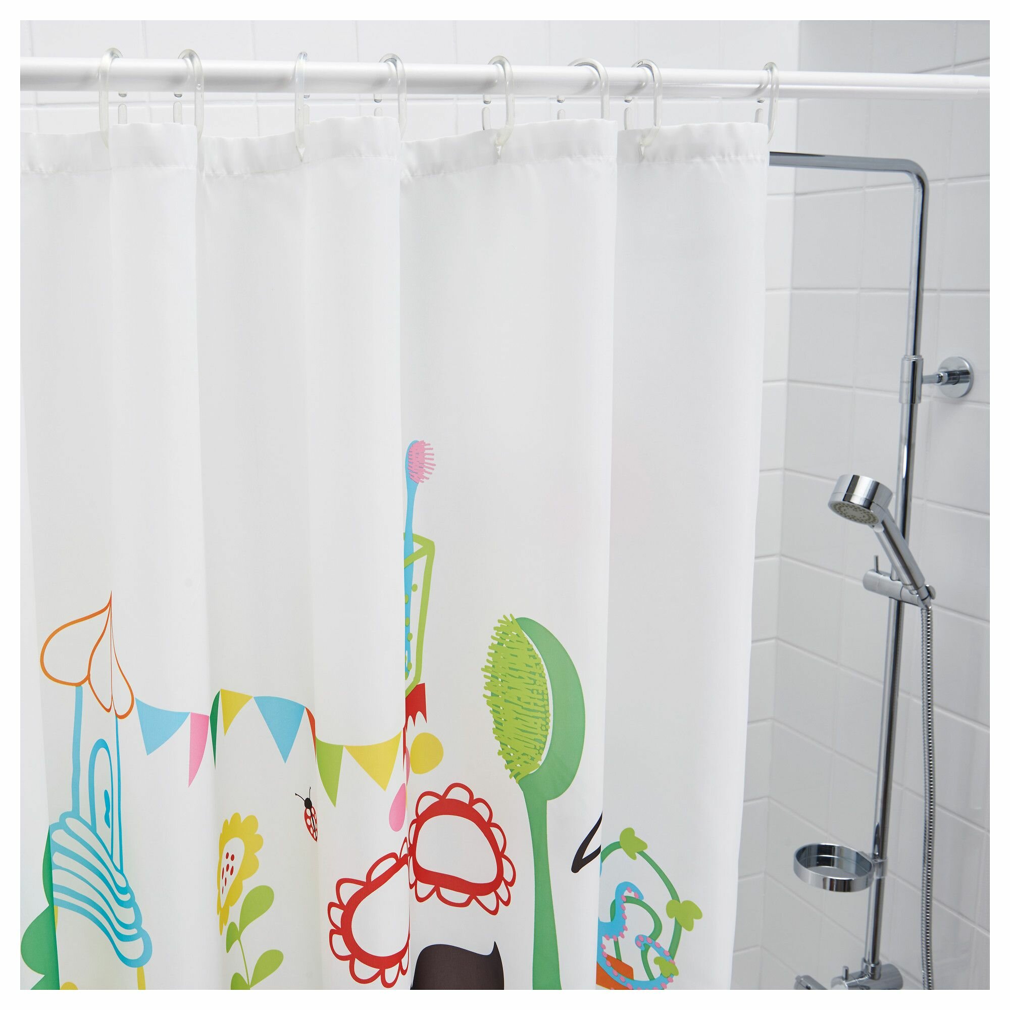 Ikea Shower Curtain for Best Your Bathroom Decoration: Tvingen Shower Curtain | Ikea Shower Curtain | Shower Curtain Rails Ikea